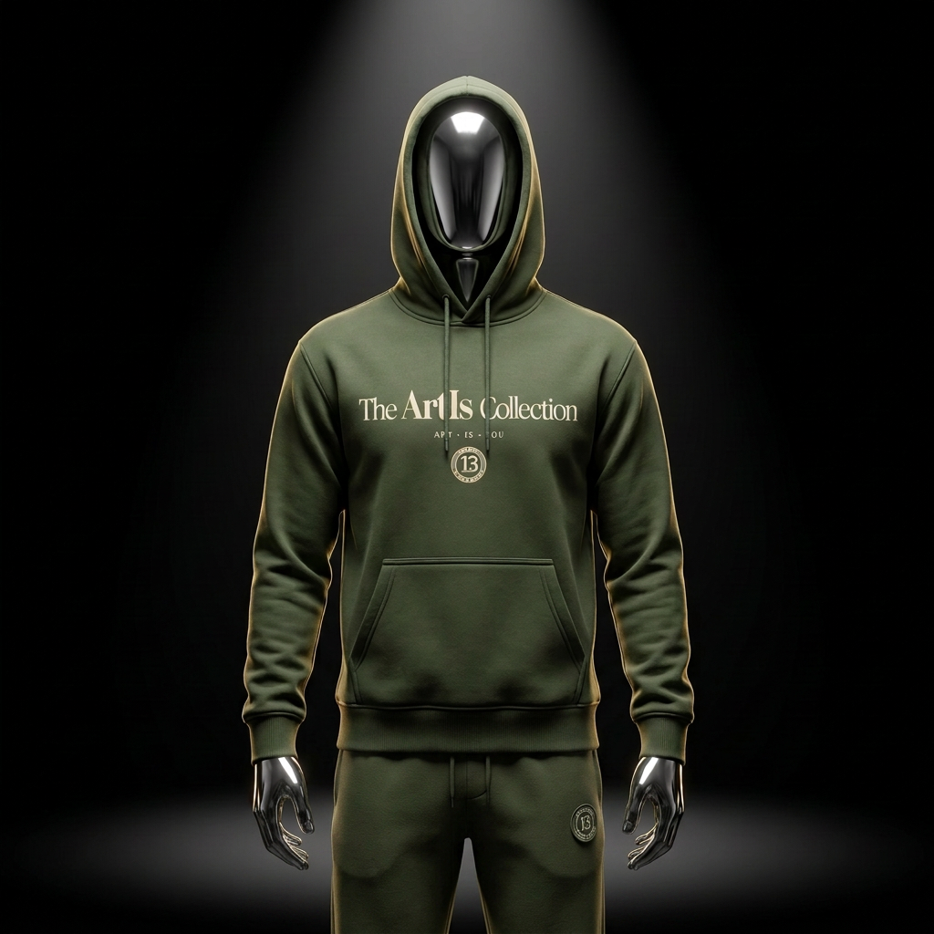 Art Is Olive Moss Hoodie
